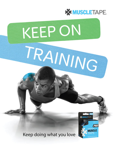Advert Banner for kinesiology MuscleTape pro